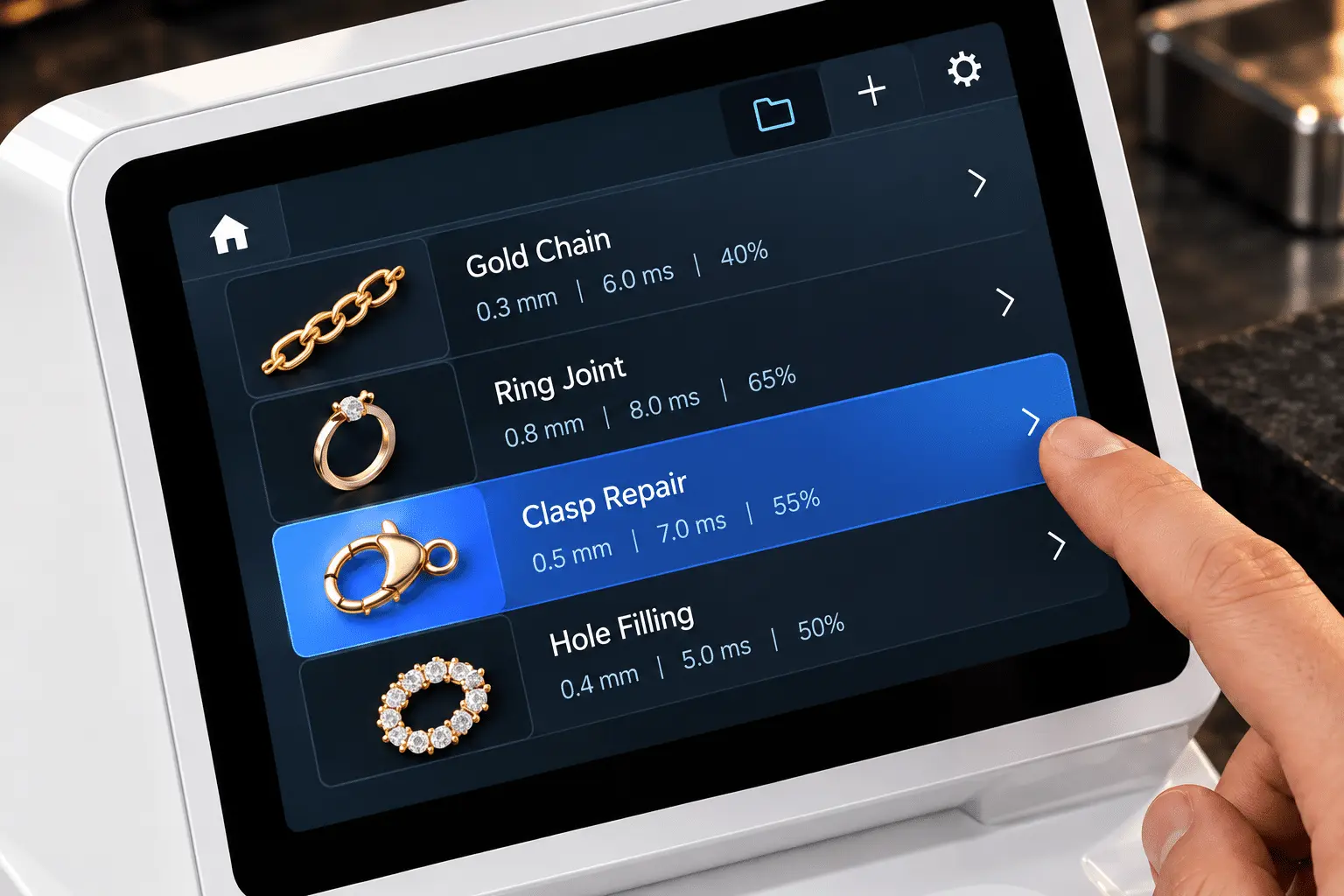 permanent jewelry welder